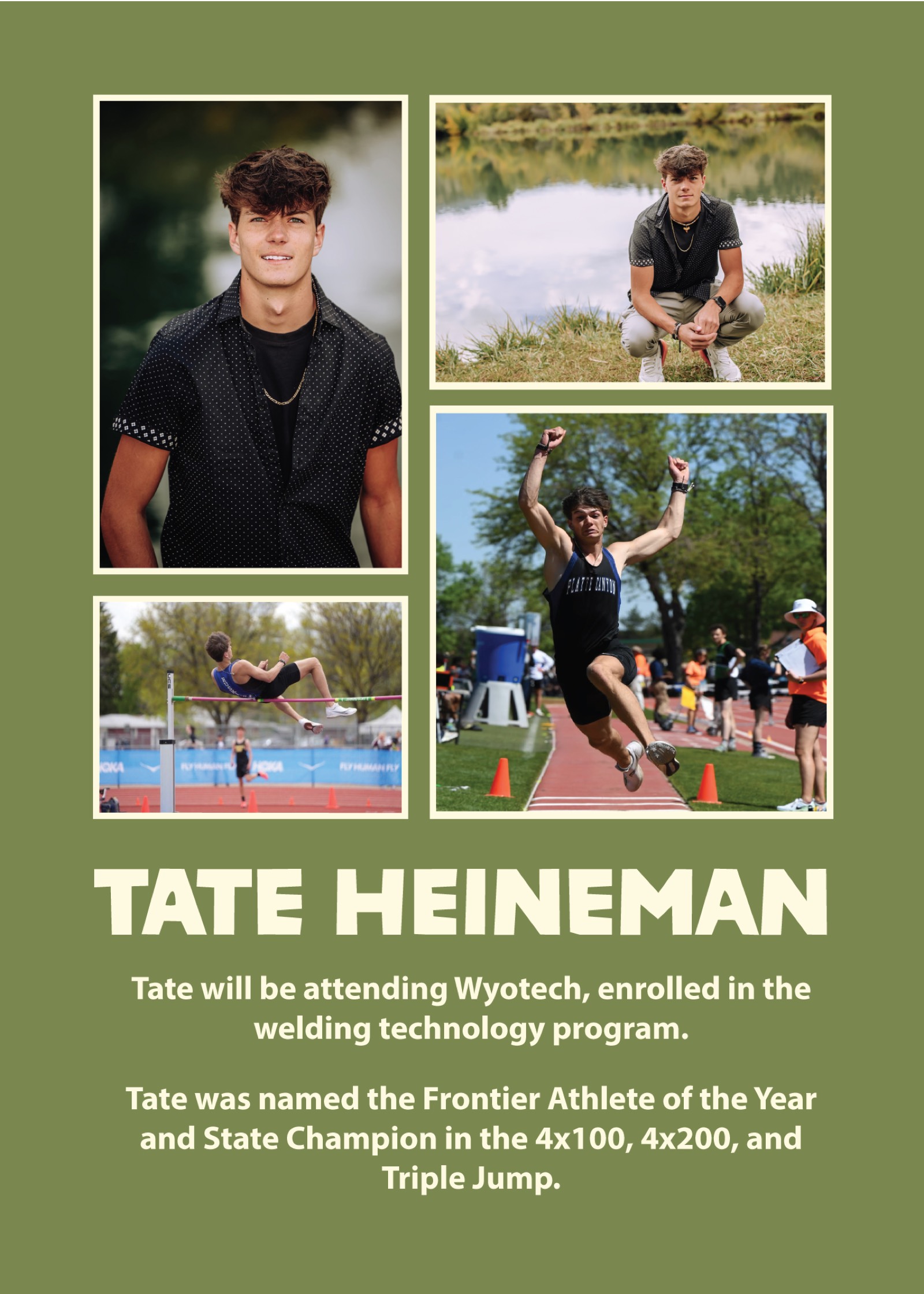 Graduation announcement back